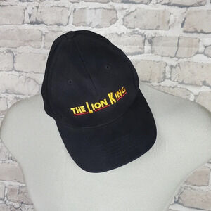 Disney Lion King Broadway Musical Souvenir Hat VIP Embroidered Black